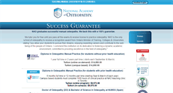 Desktop Screenshot of nationalacademyofosteopathy.com
